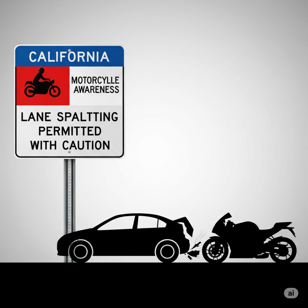 
Diferencias legales y de vulnerabilidad en accidentes de tráfico en California, resaltando la necesidad de un abogado especialista en motos en Los Ángeles.